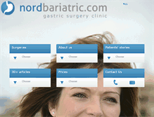Tablet Screenshot of nordbariatric.com